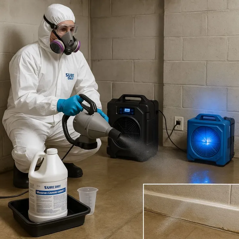 Sanitization and Odor Removal process in Fowlerville, MI