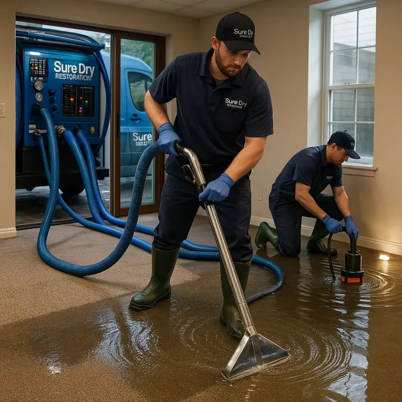 Water Extraction and Removal process in Fowlerville, MI